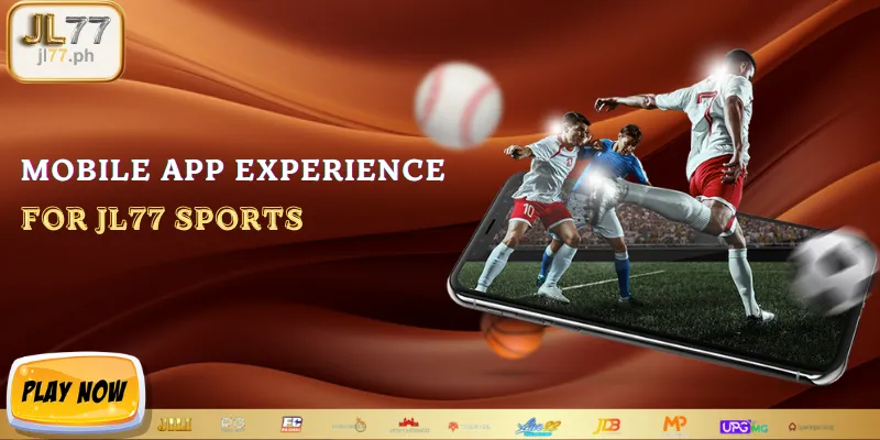 Mobile app experience for JL77 Sports