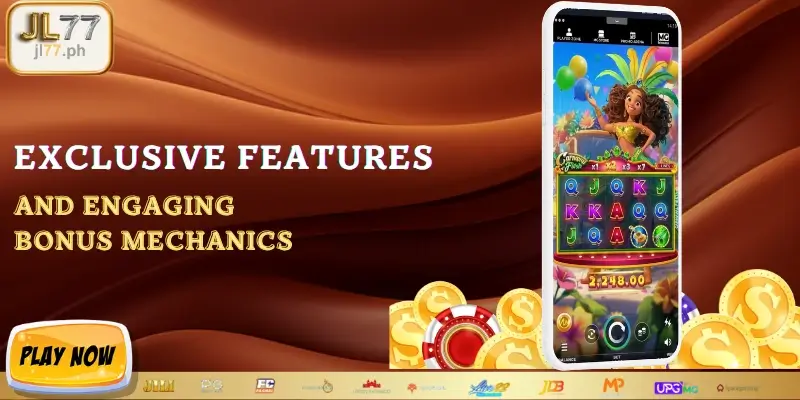 Exclusive features and engaging bonus mechanics