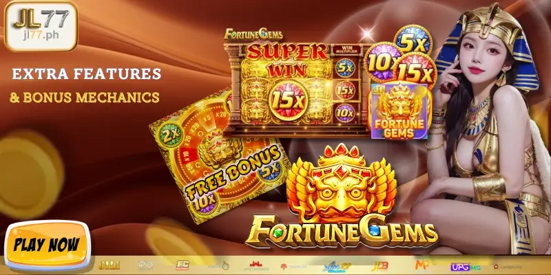 Extra features and bonus mechanics